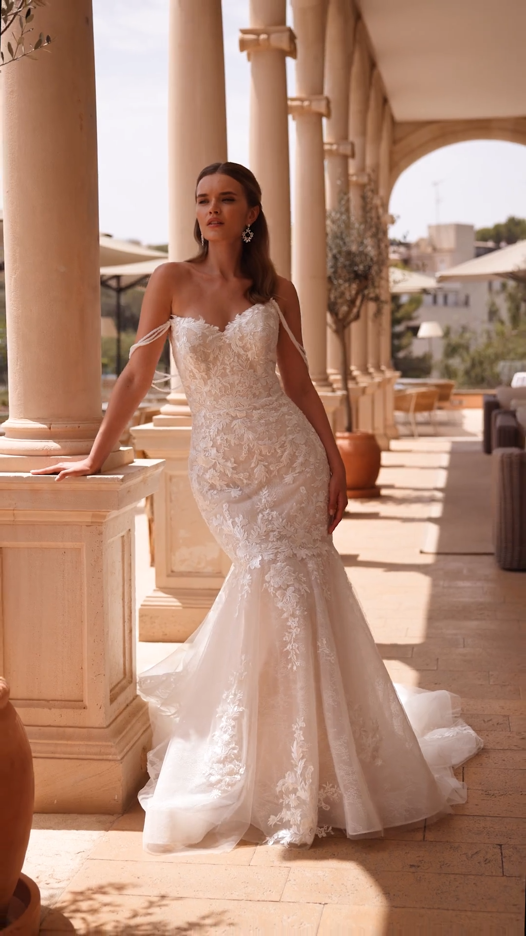 Moonlight Collection J6918 elegant bridal gowns and classic wedding dresses