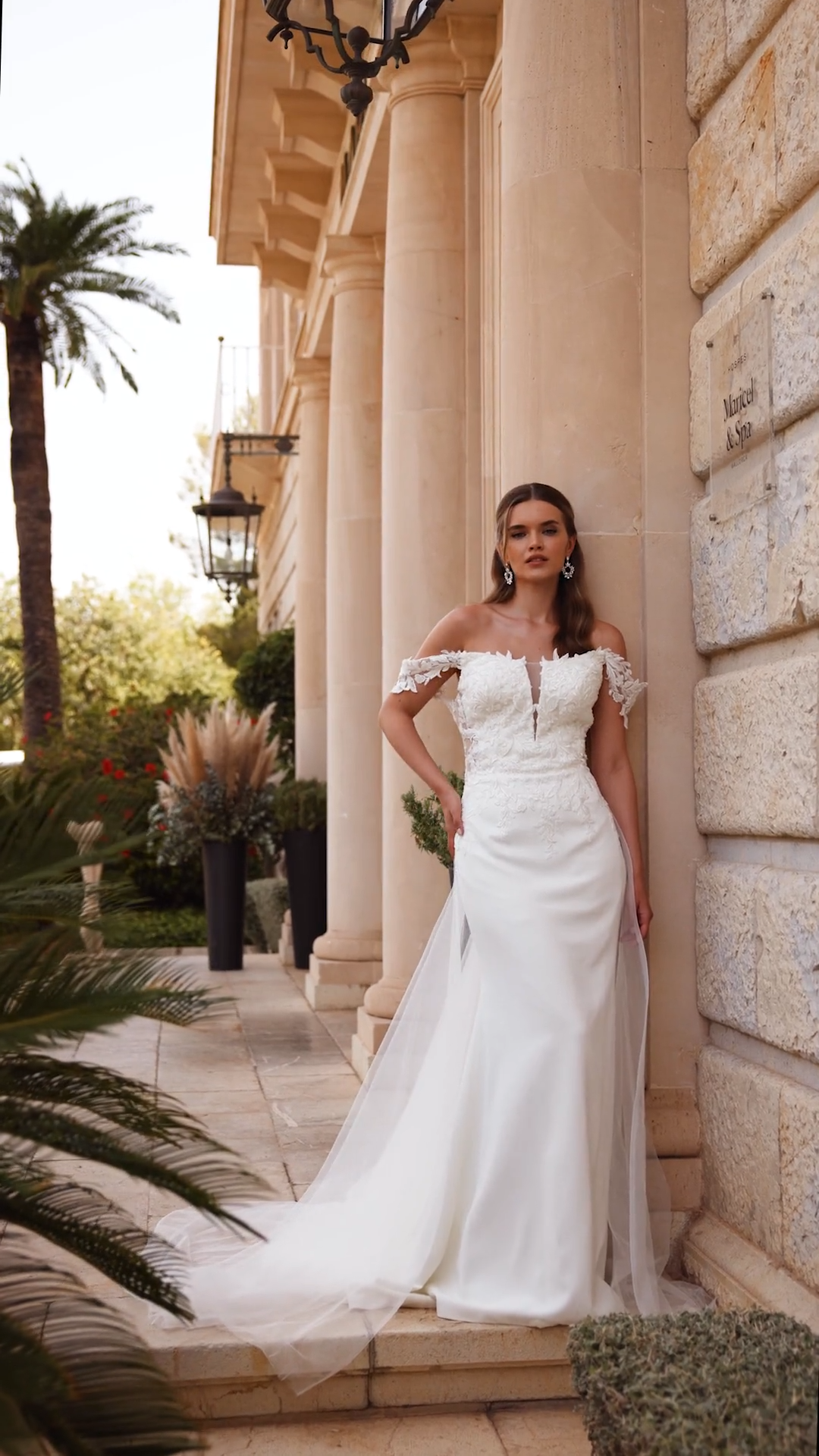 Moonlight Collection J6921 elegant bridal gowns and classic wedding dresses