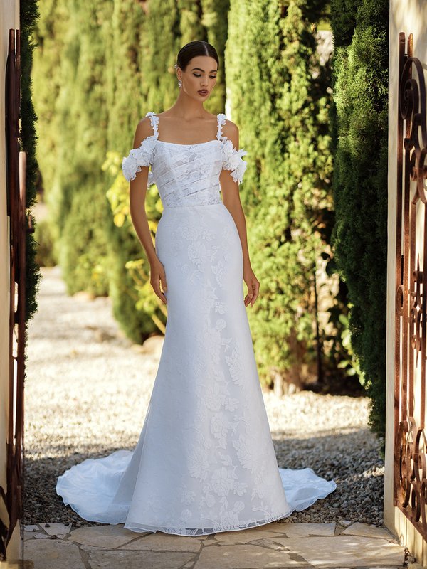 Moonlight Collection J6932 elegant bridal gowns and classic wedding dresses