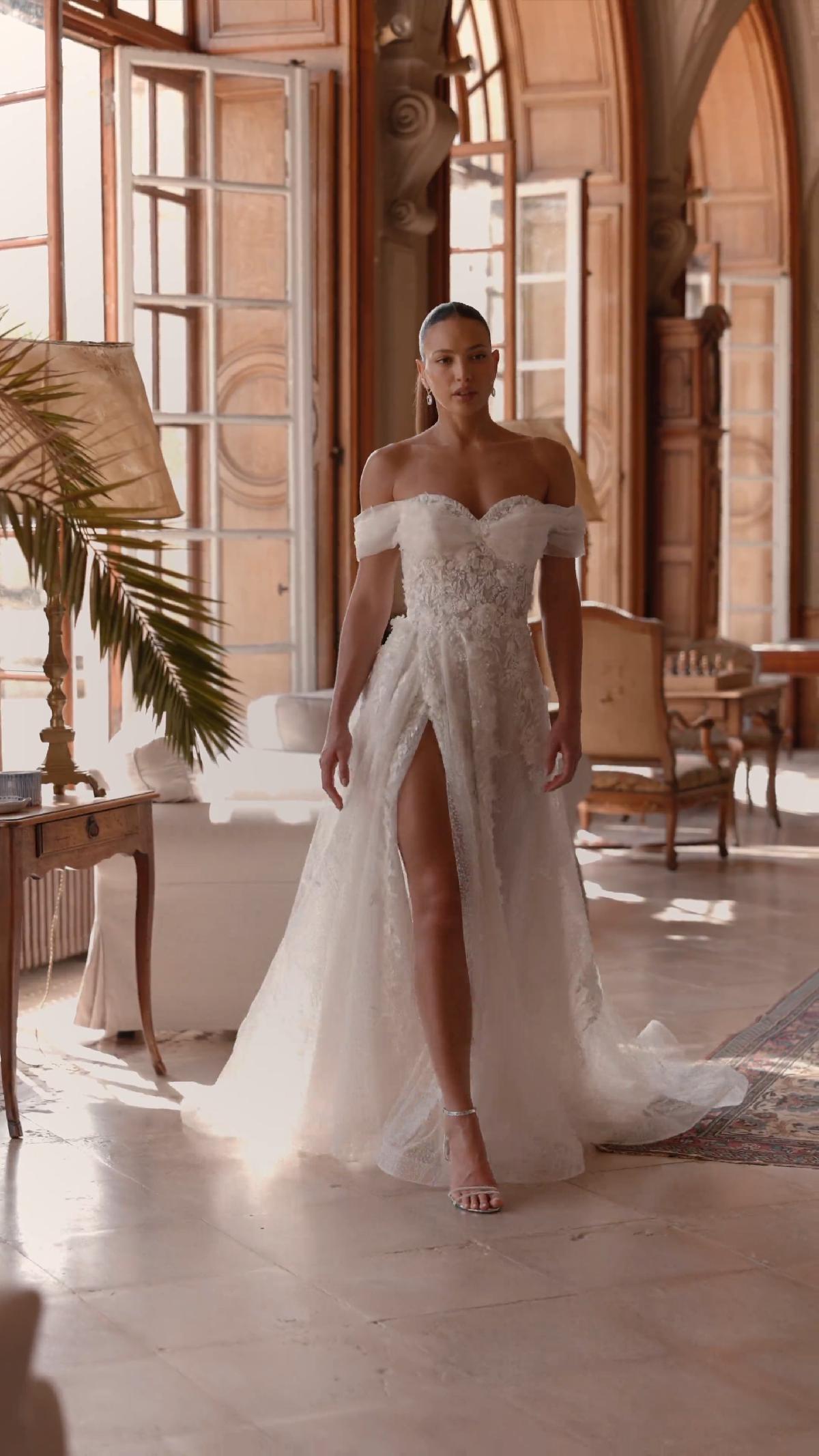Moonlight Collection J6992 elegant bridal gowns and classic wedding dresses