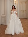 Moonlight Collection J7003 affordable wedding dresses with low backs and beading