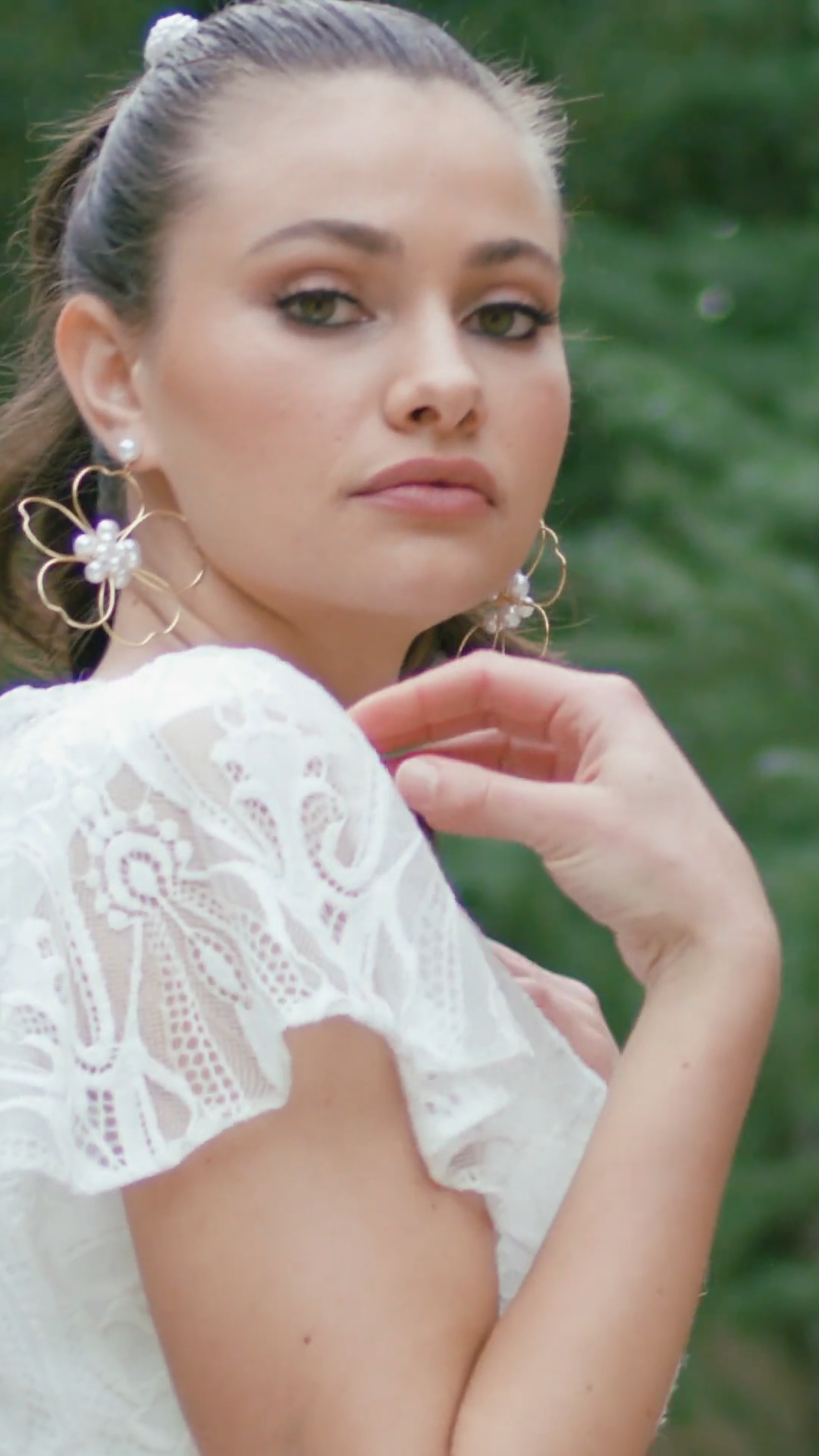 Moonlight Modest M5033 Rustic All Lace Mermaid Modest Wedding Dress With Lined Short Lace Ruffle Sleeves And Beaded Waist Sash Moonlight Modest M5033 Rustic All Lace Mermaid Modest Wedding Dress With Lined Short Lace Ruffle Sleeves And Beaded Waist Sash