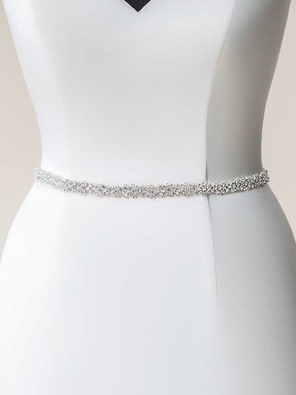 Moonlight Sashes SASH-111 Beaded bridal sashes are the perfect accent for your bridal gown