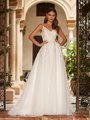 Moonlight Tango T103 Sweetheart with Lace Straps Flowy A-Line with Crepe Couture Bow at Natural Waist Moonlight Tango T103 Sweetheart with Lace Straps Flowy A-Line with Crepe Couture Bow at Natural Waist
