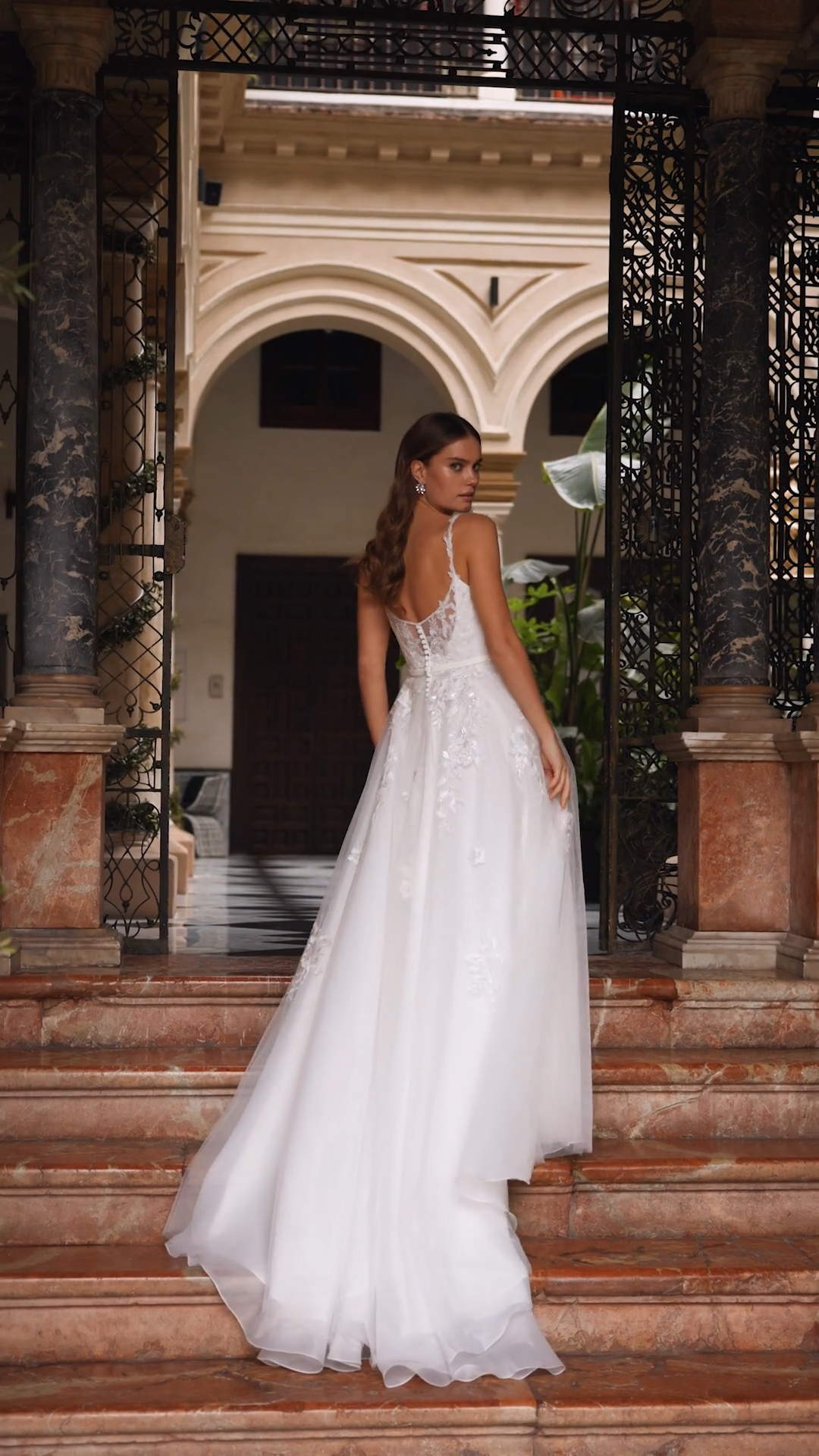 Moonlight Tango T103 Lace Straps Sweetheart and Illusion Scoop Back Beaded Lace Appliques and Tulle A-Line Gown Moonlight Tango T103 Lace Straps Sweetheart and Illusion Scoop Back Beaded Lace Appliques and Tulle A-Line Gown