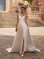 Moonlight Tango T131 comfortable bohemian lace bridal gowns for the casual bride