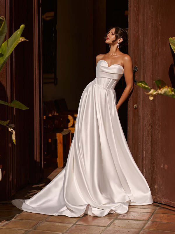 Moonlight Tango T143 beach wedding dresses, reception dresses & informal wedding dresses