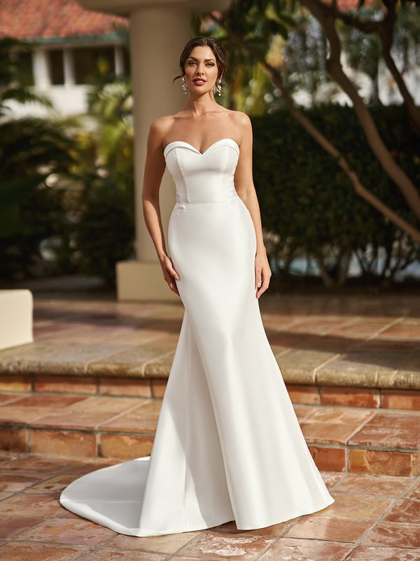 Strapless Sweetheart Mikado Mermaid Wedding Dress Strapless Sweetheart Mikado Mermaid Wedding Dress