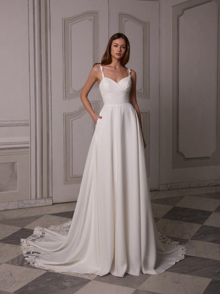 Moonlight Tango T226 comfortable bohemian lace bridal gowns for the casual bride