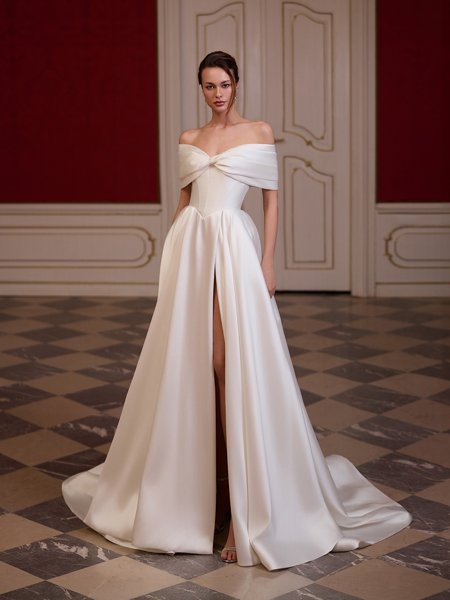 Moonlight Tango T231 comfortable bohemian lace bridal gowns for the casual bride