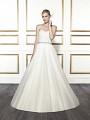 Moonlight Tango T681 strapless elegant lace ball gown wedding dress with sash Moonlight Tango T681 strapless elegant lace ball gown wedding dress with sash