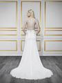 Moonlight Tango T730 sophisticated embroidered high neck wedding dress with a sheer low illusion back for modern weddings Moonlight Tango T730 sophisticated embroidered high neck wedding dress with a sheer low illusion back for modern weddings