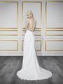 Moonlight Tango T733 sexy chiffon beach wedding dress with sheer deep low beaded back Moonlight Tango T733 sexy chiffon beach wedding dress with sheer deep low beaded back
