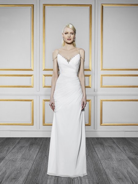 Moonlight Tango T733 sexy chiffon beach wedding dress for destination weddings Moonlight Tango T733 sexy chiffon beach wedding dress for destination weddings
