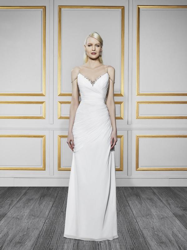 Moonlight Tango T733 sexy chiffon beach wedding dress for destination weddings Moonlight Tango T733 sexy chiffon beach wedding dress for destination weddings