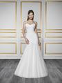 Moonlight Tango T737 soft casual mermaid wedding dress with beaded straps for beach wedding Moonlight Tango T737 soft casual mermaid wedding dress with beaded straps for beach wedding