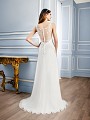 Moonlight Tango T748 intimate wedding gown with embroidered illusion back Moonlight Tango T748 intimate wedding gown with embroidered illusion back