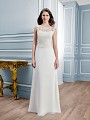 Moonlight Tango T749 elegant lace A-line wedding gown with bateau neckline Moonlight Tango T749 elegant lace A-line wedding gown with bateau neckline