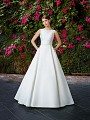 Moonlight Tango T763 chic mikado bridal ball gown with side pockets Moonlight Tango T763 chic mikado bridal ball gown with side pockets