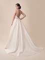 Moonlight Tango T796 multi-strap open back bridal gown with voluminous mikado skirt Moonlight Tango T796 multi-strap open back bridal gown with voluminous mikado skirt