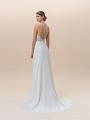 Moonlight Tango T825A fun flirty sexy low strappy see-through V-back casual wedding dress Moonlight Tango T825A fun flirty sexy low strappy see-through V-back casual wedding dress