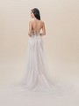 Moonlight Tango T826 sexy casual lace boho wedding dress with lace-up back and sweep train Moonlight Tango T826 sexy casual lace boho wedding dress with lace-up back and sweep train