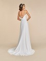 Moonlight Tango T885 boho-wedding dress with strappy back and thin straps 