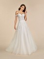 Moonlight Tango T891 sweetheart neckline wedding dress with swag sleeves and sparkle tulle skirt Moonlight Tango T891 sweetheart neckline wedding dress with swag sleeves and sparkle tulle skirt