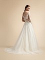Sweetheart Neckline with Long Illusion Lace Sleeves Moonlight T914 Sweetheart Neckline with Long Illusion Lace Sleeves Moonlight T914