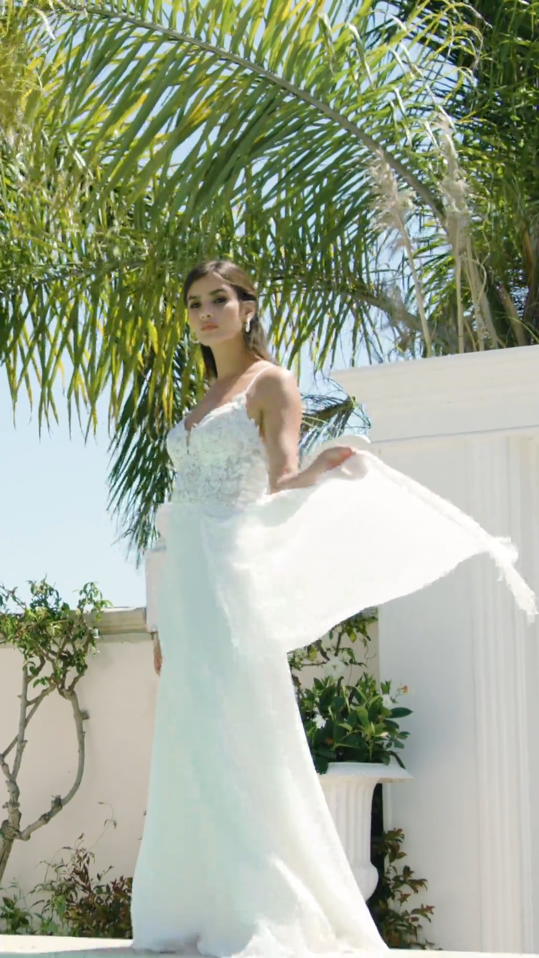 Moonlight Tango T923 light chiffon A-line with side drape, beaded and lace see through bodice with plunging sweetheart neck Moonlight Tango T923 light chiffon A-line with side drape, beaded and lace see through bodice with plunging sweetheart neck