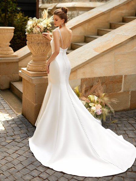 Moonlight Tango T951 have fun with our tea length wedding dresses & cute short reception dresses