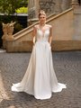 Moonlight Tango T957 comfortable bohemian lace bridal gowns for the casual bride