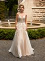 Moonlight Tango T958 Boho Chic Sweetheart Beaded Lace Appliques and Soft Tulle A-Line Wedding Dress Moonlight Tango T958 Boho Chic Sweetheart Beaded Lace Appliques and Soft Tulle A-Line Wedding Dress