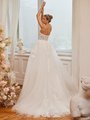 Illusion Open Back Tulle and Beaded Lace Appliques Ball Gown Moonlight Tango T967 Illusion Open Back Tulle and Beaded Lace Appliques Ball Gown Moonlight Tango T967