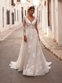 Moonlight Tango T988 comfortable bohemian lace bridal gowns for the casual bride